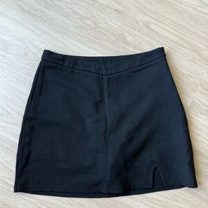 Princess Polly Black A-Line Mini Skort / Ravyn Black Skort Size US 8